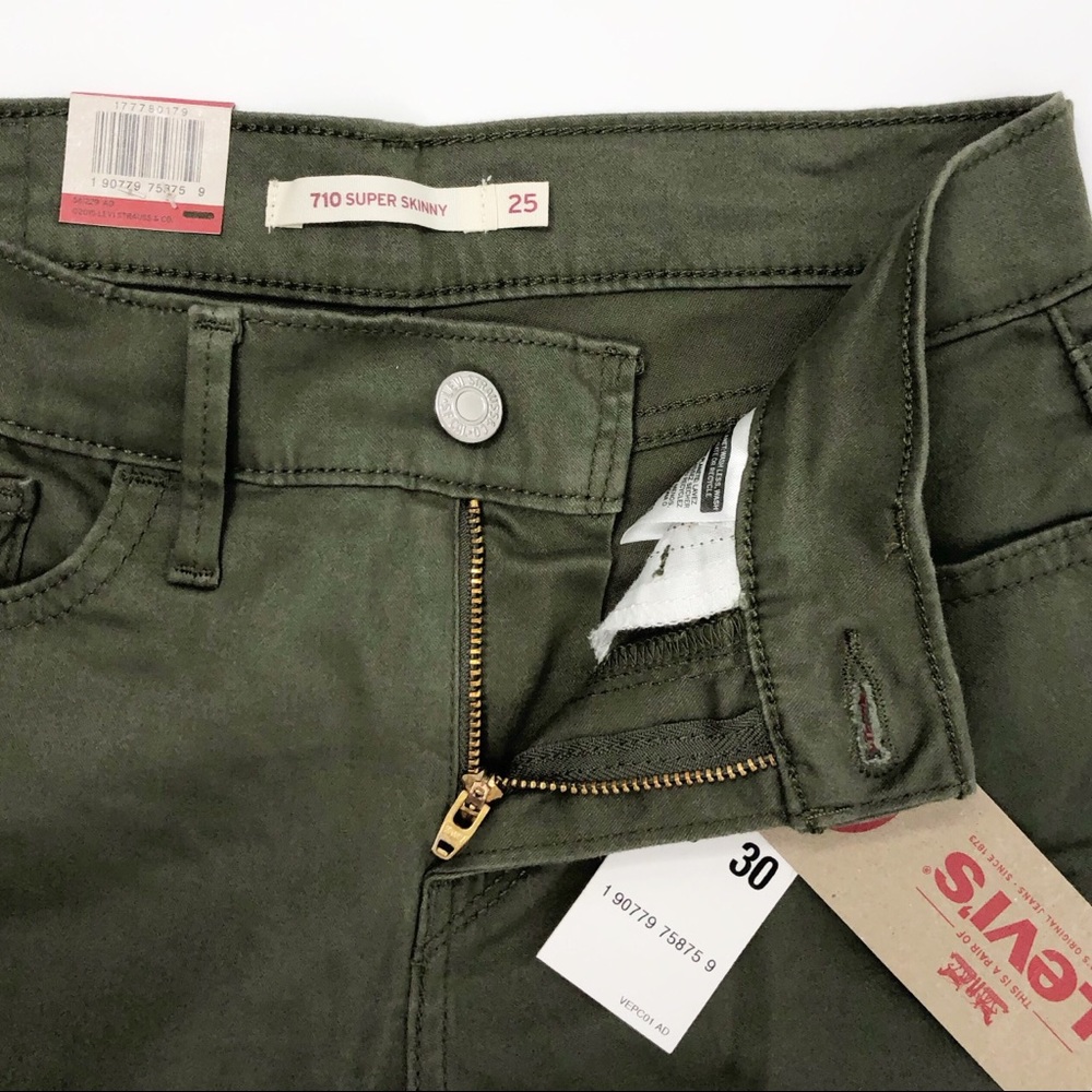 LEVI'S | 710 Super Skinny | Soft Kalamata - Picture 4 of 7